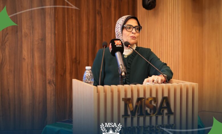 كلية الإعلام بجامعة MSA تحتفي بمشروعات التخرج وتكرّم الراحل أ.د خيري عبد الحميد