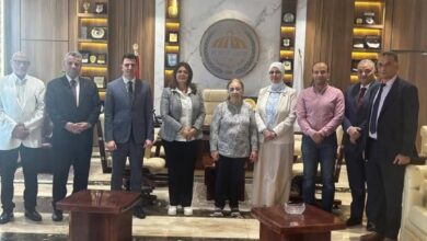 رئيس جامعة مدينة السادات تزف بشرى بدء الدراسة بكلية التمريض للعام الجامعي 2025/2026