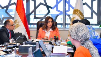 عوض : تبحث الموقف الحالي للتعاون مع شركاء التنمية والمشروعات البيئية الحالية