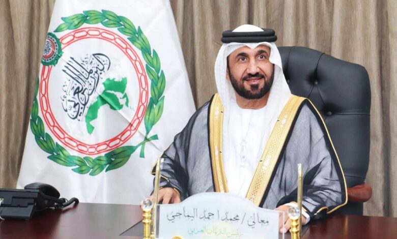 رئيس البرلمان العربي يهنئ الجمهورية الجزائرية بذكرى الاستقلال