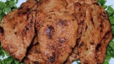 طريقة عمل البانيه المشوى بالزبادي