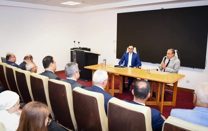 وزير الخارجية والهجرة يستقبل وزير الاستثمار والتجارة الخارجية 1 وزير الخارجية والهجرة يستقبل وزير الاستثمار والتجارة الخارجية