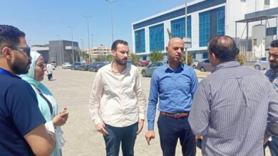 مدير هيئة الرعاية الصحية بالاسماعلية بجولة تفقدية لمجمع الطبى بالإسماعيلية صباح اليوم   