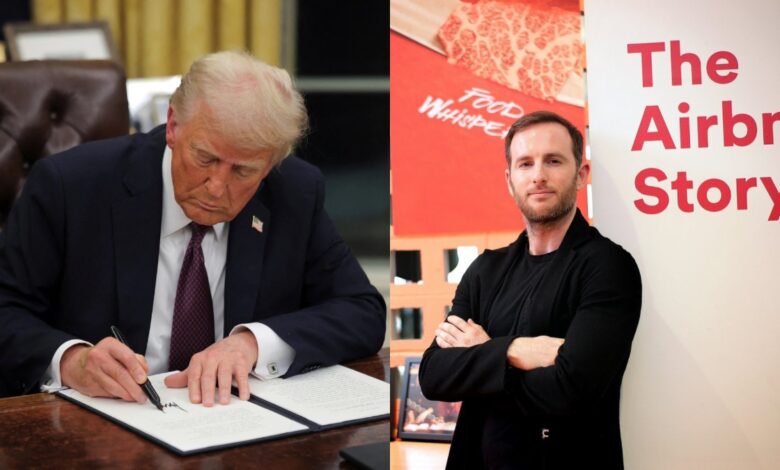 ترامب يعيّن شريك مؤسس لمنصة "إير بي إن بي" كأول رئيس للتصميم بأمريكا