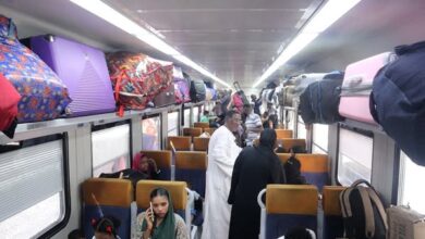 الهيئة القومية لسكك حديد مصر: انطلاق القطار الثالث لتيسير العودة الطوعية للأشقاء السودانيين