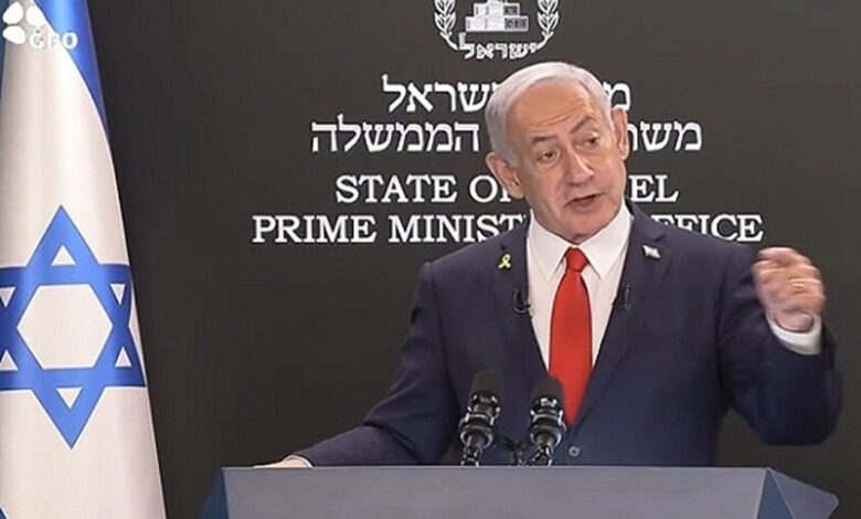 تبرير نتنياهو لاحتلال غزة وينفي وجود مجاعة 1 تبرير نتنياهو لاحتلال غزة وينفي وجود مجاعة