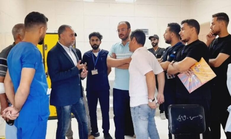 عمرو عادل وكيل وزارة الصحه بشمال سيناء فى بزيارة ميدانية غير معلنة