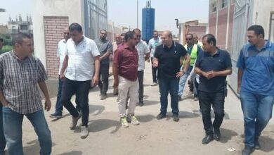 الشهابي يتفقد مشروعات محطات رفع الصرف الصحي بقري سقارة وقرية ميت رهينة و دهشور
