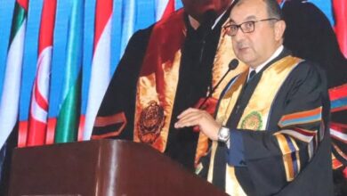 وزير قطاع الأعمال يشهد حفل تخرج دفعة جديدة من طلبة كلية الدراسات العليا بأكاديمية النقل البحري