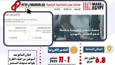 وزير الصناعة والنقل يعلن عن طرح 1386 قطعة ارض صناعية فى 23 محافظة