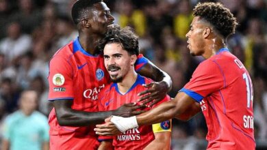 فوز صعب لباريس سان جيرمان   على نانت بفوز الدوري الفرنسي  