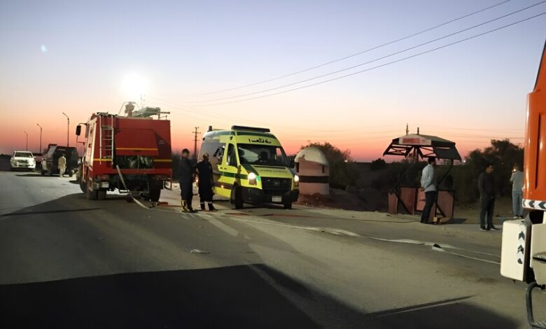 انفجار بشركة بترول يخلف قتلى ومصابين حادث مروع في مصر