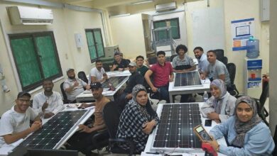 تنفيذ سلسلة من البرامج التدريبية المجانية فى مجال الطاقة الشمسية ومهن الفندقة السياحية 