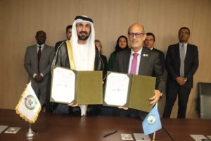 رئيسا البرلمان العربي و برلمان أمريكا اللاتينية يطالبان المجتمع الدولي بوقف حرب التجويع بغزة