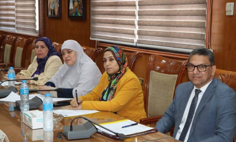 رئيس جامعة المنوفية يرأس إجتماع ضمان الجودة لمتابعة سير العمل بالكليات