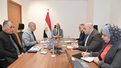 وزير الري يتابع حالة منظومة الري والصرف بزمام منطقة قلابشو وزيان بالدقهلية 