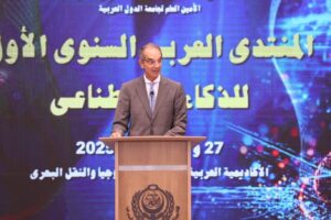وزير الاتصالات  يشارك في فعاليات المنتدى العربي الأول للذكاء الاصطناعي