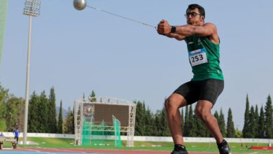 النجم السعودي "محمد الزاير" يحطم الرقم القياسي العربي ويفوز بذهبية المطرقة