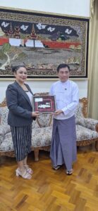 سفيرة مصر في ميانمار تبحث مع عدد من الوزراء تطوير العلاقات الثنائية 