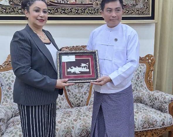 سفيرة مصر في ميانمار تبحث مع عدد من الوزراء تطوير العلاقات الثنائية 