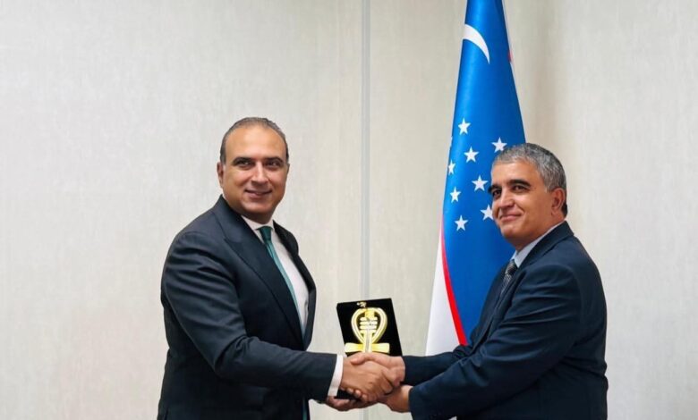 وزير الموارد المائية الأوزبكي يشيد بخبرة مصر الواسعة في مجالات الري وإدارة المياه والزراعة