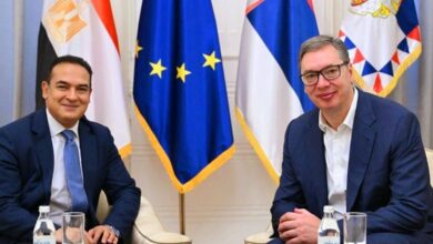 رئيس صربيا يعرب عن اعتزازه بعلاقات الصداقة التي تجمعه بالرئيس السيسي