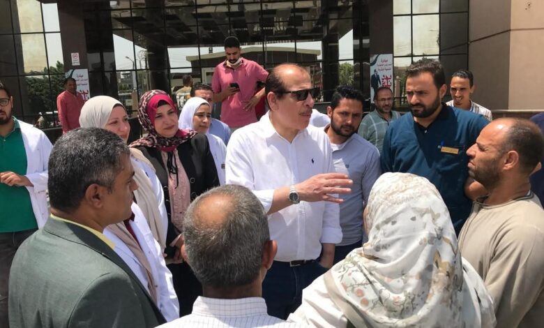 نائب وزير الصحة يتفقد المنشآت الطبية بمحافظة المنيا ويحدد مهلة 45 يومًا لمعالجة السلبيات 1 نائب وزير الصحة يتفقد المنشآت الطبية بمحافظة المنيا ويحدد مهلة 45 يومًا لمعالجة السلبيات