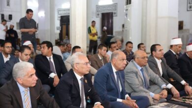 محافظ المنيا يشهد احتفالية الأوقاف بالمولد النبوي الشريف من مسجد صلاح الدين