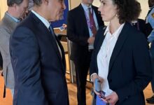 وزير الخارجية يلتقى مع المفوضة الأوروبية لإدارة الأزمات