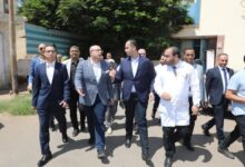 بحضور المحافظ..نائب وزير يتفقد مستشفى بني سويف التخصصي والتأمين الصحي