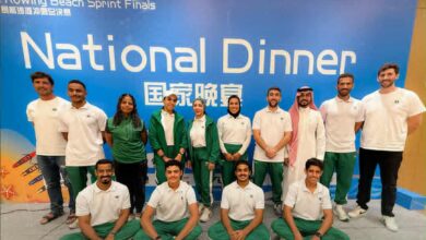 بعثة المنتخب السعودي للتجديف تستعد لخوض النهائي المرتقب لبطولة آسيا للتجديف الشاطئي السريع