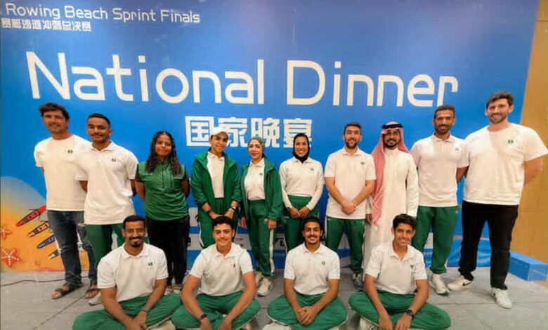 بعثة المنتخب السعودي للتجديف تستعد لخوض النهائي المرتقب لبطولة آسيا للتجديف الشاطئي السريع