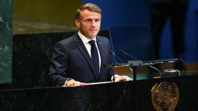 عاجل..ماكرون: سنفتح سفارة في الأراضي الفلسطينية بعد وقف إطلاق النار بغزة