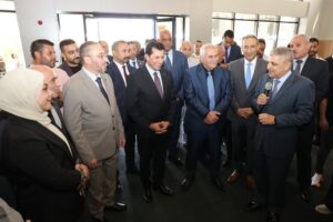  وزير الشباب والرياضة ورئيس هيئة قناة السويس يشهدان افتتاح الصالة الدولية لرفع الأثقال  