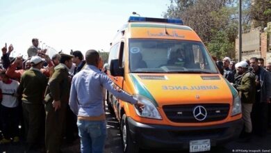 انقلاب سيارة ملاكي وسقوطها في ترعة قرية شنهور بقوص جنوب قنا 