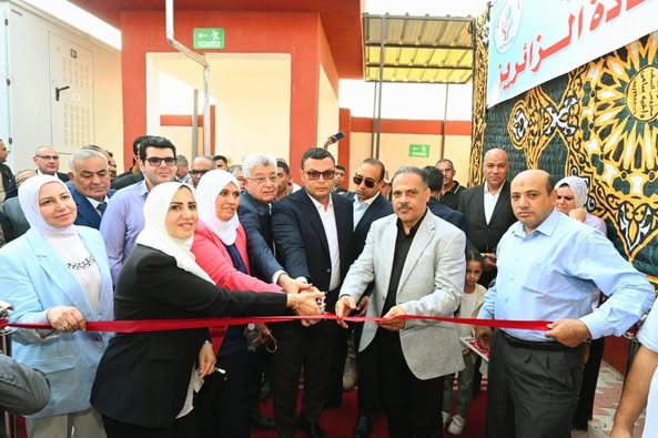 وزير الإسكان ومحافظ الشرقية يفتتحان محطة صرف صحي "خليل العزازي" بمركز الزقازيق