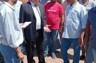  المدير التنفيذي لجهاز حماية وتنمية البحيرات والثروة السمكية يتفقد مزرعة الزاوية بكفر الشيخ