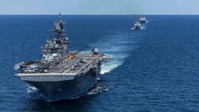 امريكا ترسل أسطولا حربيا إلى منطقة البحر الكاريبي بالقرب من فنزويلا