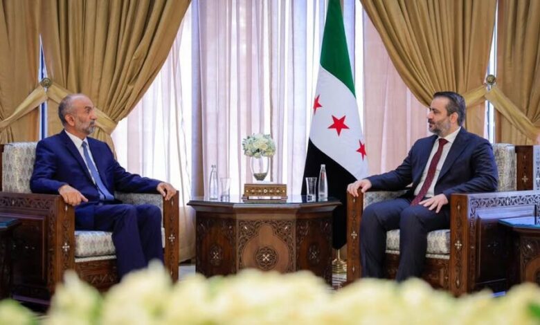 وزير خارجية سوريا يستقبل رئيس المجلس العالمي للتسامح والسلام