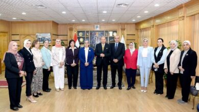 رئيس جامعة المنصورة ورئيس المجلس القومي للمرأة يشهدان فعاليات ندوة "معًا بالوعي نحميها"