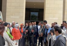 وزير الشباب والرياضة يستقبل ممثلي "اتحاد بشبابها" قبيل زيارتهم لمركز المعلومات ودعم اتخاذ القرار