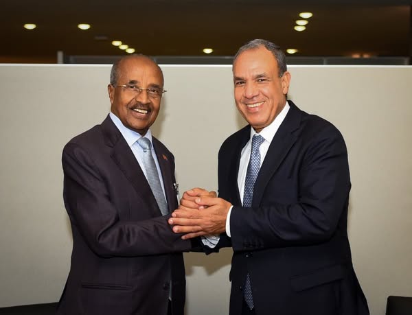 وزير الخارجية والهجرة يلتقي نظيره الإريتري