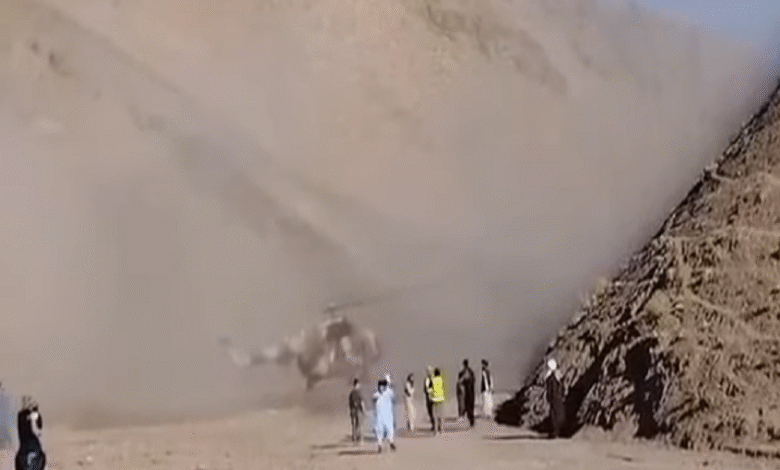 سقوط مروحية تقل وزيرا وحاكما في ولاية غور الأفغانية
