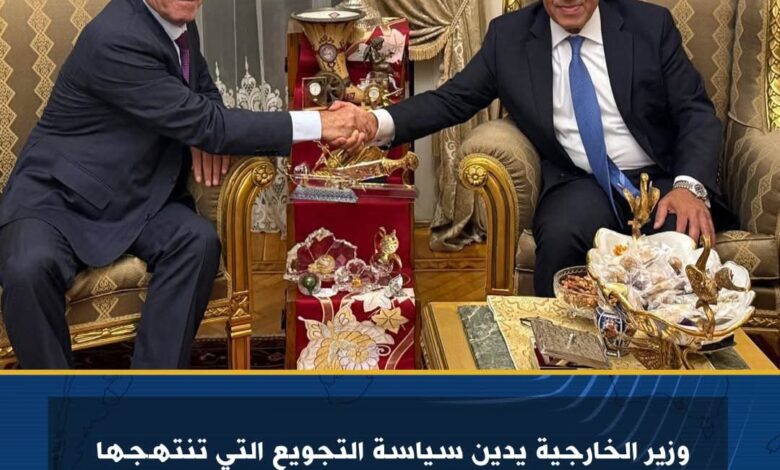 وزير الخارجية يدين سياسة التجويع التي تنتهجها إسرائيل في قطاع غزة 1 وزير الخارجية يدين سياسة التجويع التي تنتهجها إسرائيل في قطاع غزة