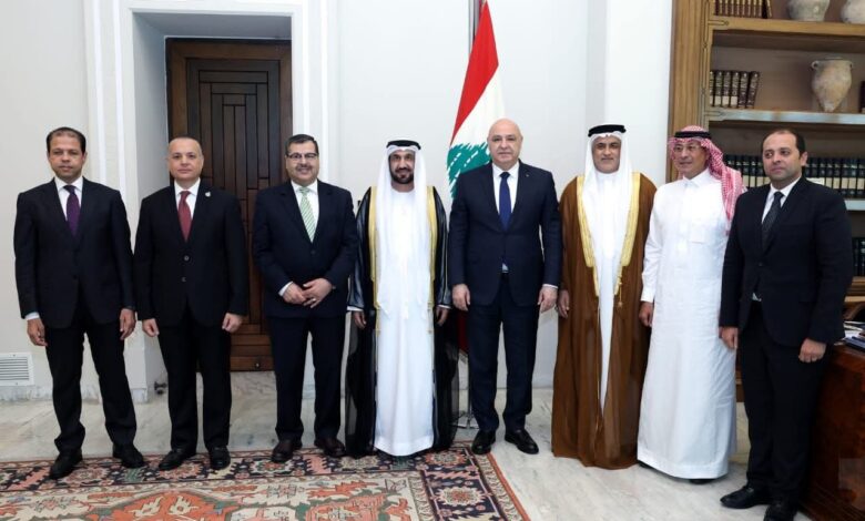 رئيس الجمهورية اللبنانية يستقبل رئيس البرلمان العربي ويؤكد : دولتنا جزء لا يتجزأ من العالم العربي 1 رئيس الجمهورية اللبنانية يستقبل رئيس البرلمان العربي ويؤكد : دولتنا جزء لا يتجزأ من العالم العربي