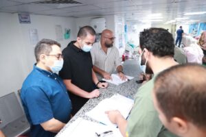 نائب وزير الصحة يجري جولة تفقدية مفاجئة لمستشفيي التأمين الصحي والصدر بالمنيا 2 نائب وزير الصحة يجري جولة تفقدية مفاجئة لمستشفيي التأمين الصحي والصدر بالمنيا