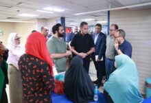 زيارة مفاجئة لنائب وزير الصحة لمستشفيي التأمين الصحي والصدر بالمنيا