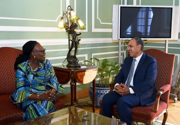 وزير الخارجية يبحث مع وزيرة العلاقات الدولية الناميبية سبل تعزيز العلاقات بين البلدين