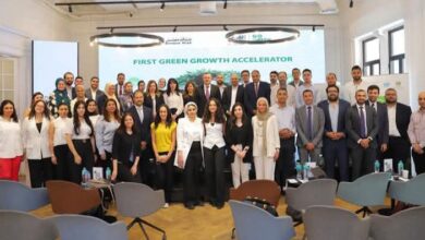 بنك مصر ينظم احتفالية للمشاركين بالدورة الأولى من أول مسرّع أعمال أخضر 14 بنك مصر ينظم احتفالية للمشاركين بالدورة الأولى من أول مسرّع أعمال أخضر