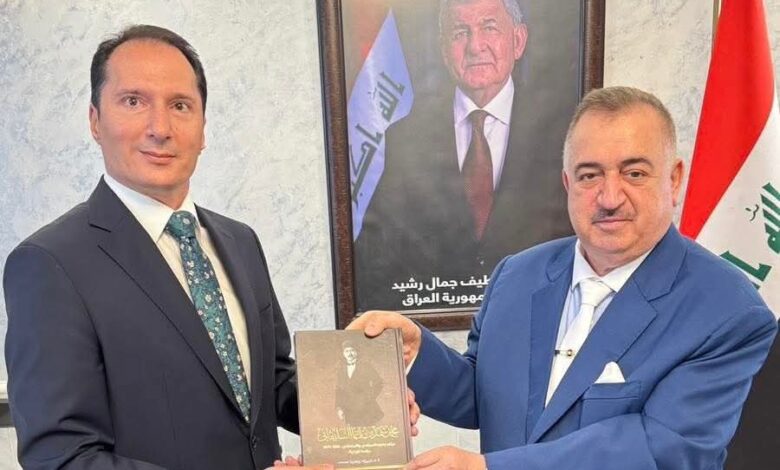 سفير العراق" لدى المملكة الأردنية الهاشمية يستقبل رئيس عشيرة السليفاني 1 سفير العراق" لدى المملكة الأردنية الهاشمية يستقبل رئيس عشيرة السليفاني